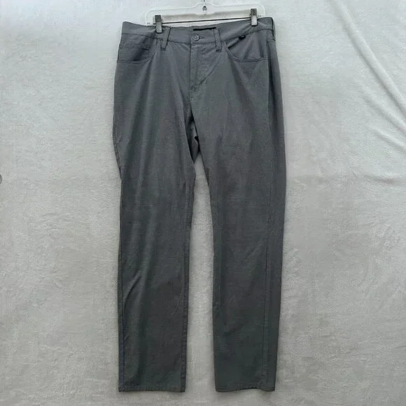Travis Mathew Pants Men 34x31 Gray Chino Golf Performance Open To Close - Picture 1 of 11